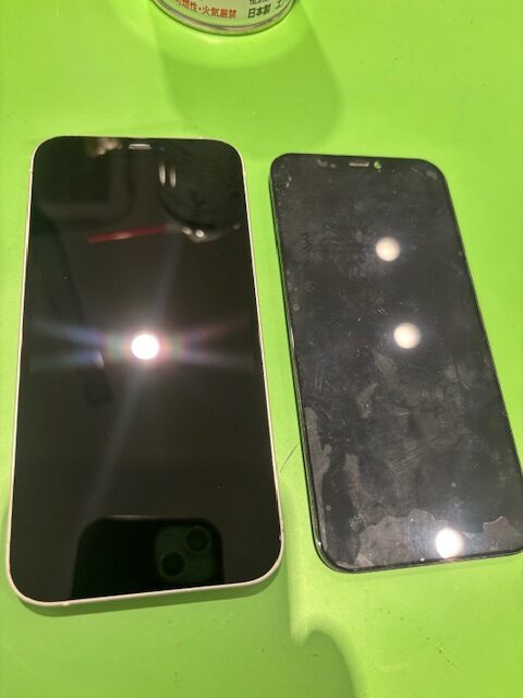 【安城店】iPhone12のパネル交換【刈谷市からご来店】