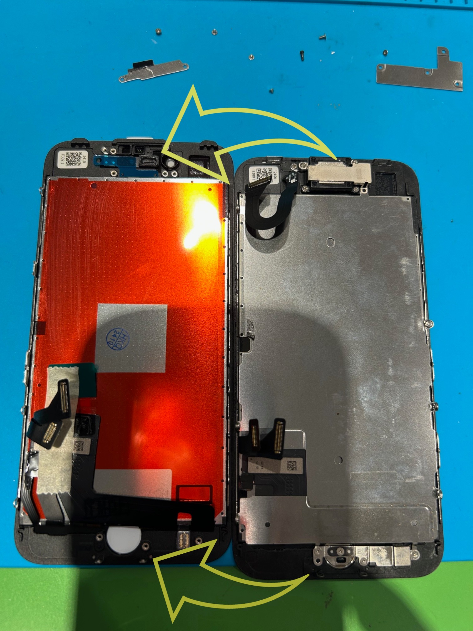 【安城店】iPhone7の画面交換とバッテリー交換【豊田市からご来店】