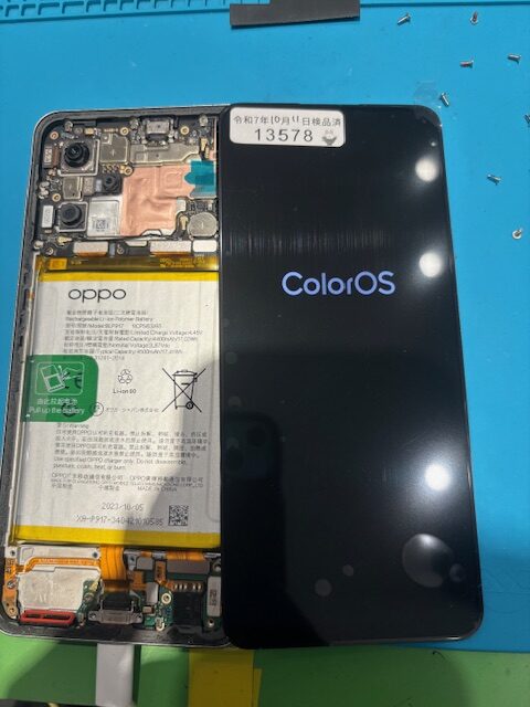 【安城店】OPPO Reno9Aの画面交換【安城市からご来店】