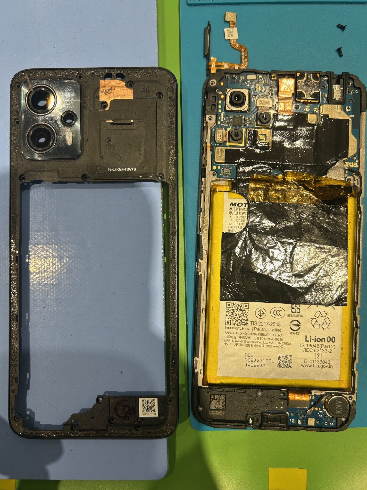 Androidの画面の修理もお任せください！！【安城店】Motorola Moto G13の画面修理【知立市からご来店】